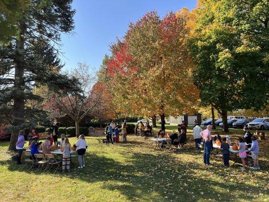 Potluck on the lawn