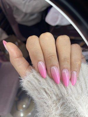 gelx full set with ombre