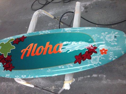 custom decorative surf board