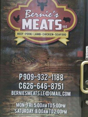 Bernie's Meats