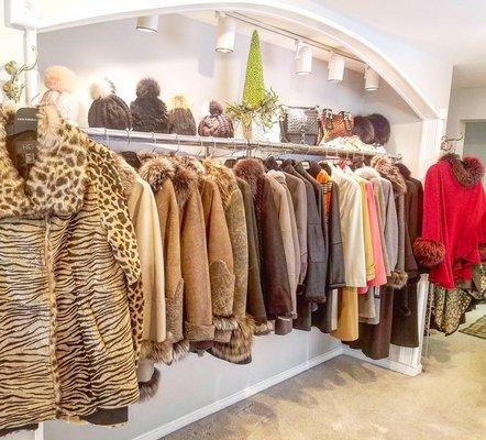 Inside Bella Furs - East Grand Rapids, in the Gaslight Village