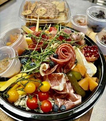 One of many of our charcuterie platters we can custom make upon request