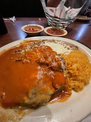 Tamale and Chili relleno