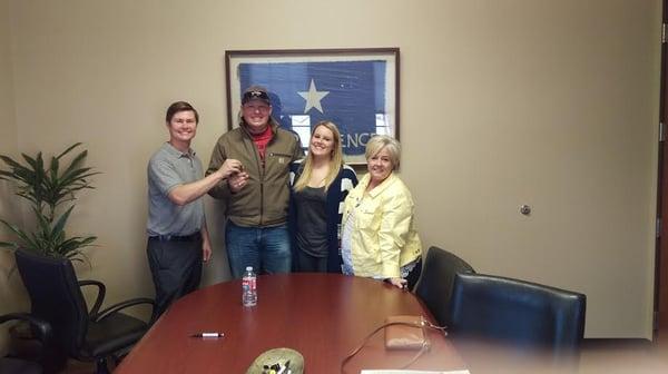 Congrats to Jason & Erika. They just closed a great home in Buda!