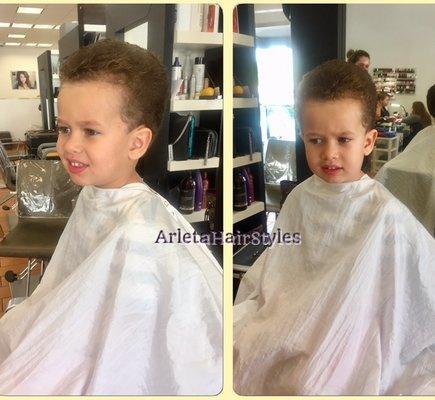 My sweet handsome little client