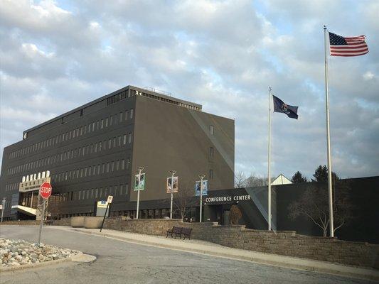 Main building and conference center