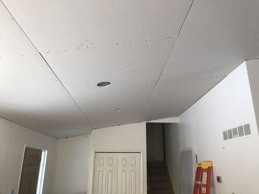 Drywall installation mudding and painting