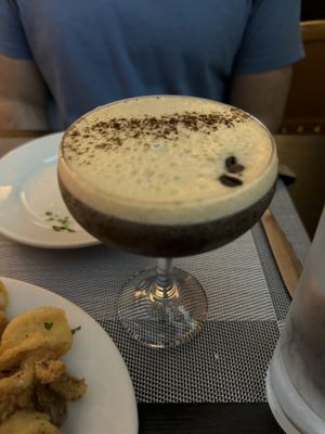 Espresso biscotti martini