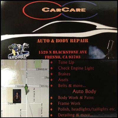 Car Care Auto & Body Repair