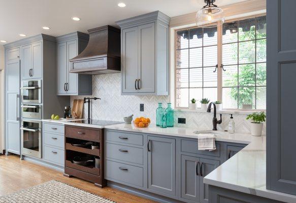 Queen Anne Tudor kitchen remodel.