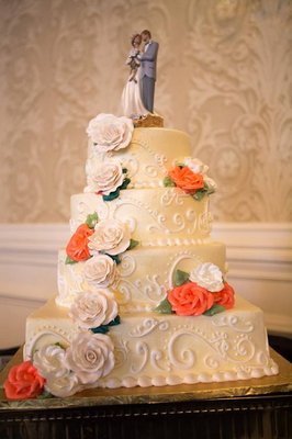 Awesome Wedding Cake done by Country Sweets Bakery for Paris Caterers!