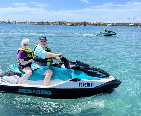 Jet ski rentals in Sandpiper Bay Resort!