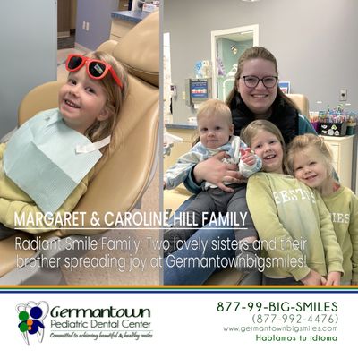 Smiles all around at Germantown Pediatric Dental! We love seeing happy families and bright smiles.  #FamilyDentistry #GermantownDental