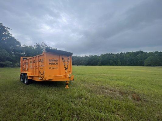 One of our Mules delivered to a farm for a barn clean out.