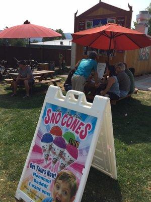 Sno cones $1.25