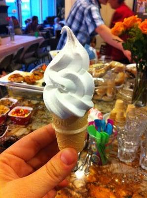 Kiddie cones at the family reunion.