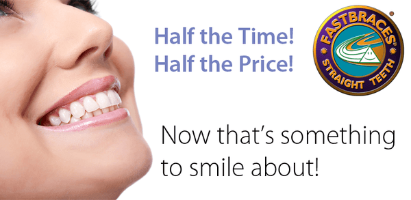 We offer Fast Braces.  Call today for an appointment, and mention that you saw us on Yelp!
 www.bellasmilesofsugarland.com