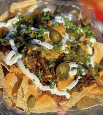 Cheesesteak nachos