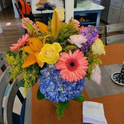 Summer flower arrangement