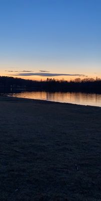 Sunset at Lake Q