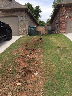 This is what my front yard and back yard looks like. Make sure your drainage systems work well before you move in.