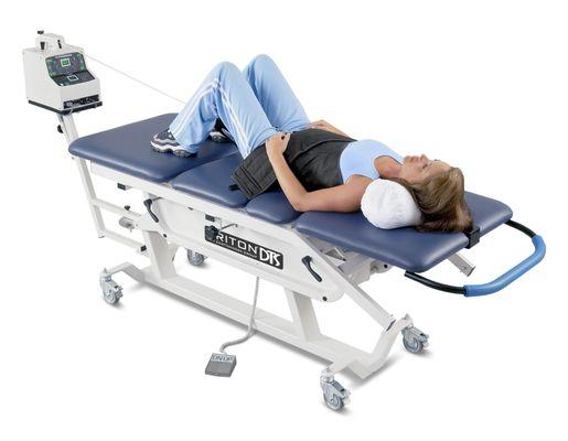 Lumbar spinal decompression therapy helps reduce radicular symptoms and compressive-like discomfort.