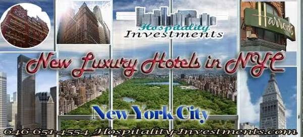 Hospitality Investments and Developments experts in NYC Hotel Developments and Equity investments in New York City