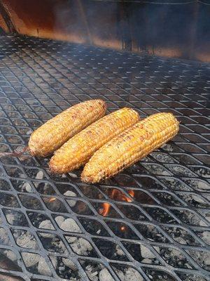 Roasted Corn- roasted corn on the cob w/ butter