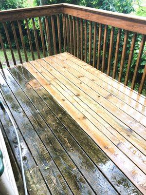 deck cleaning