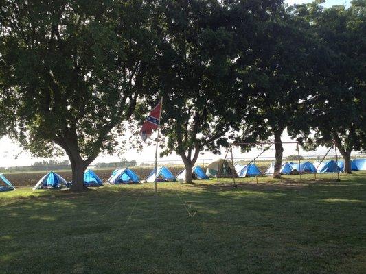 Civil war tents