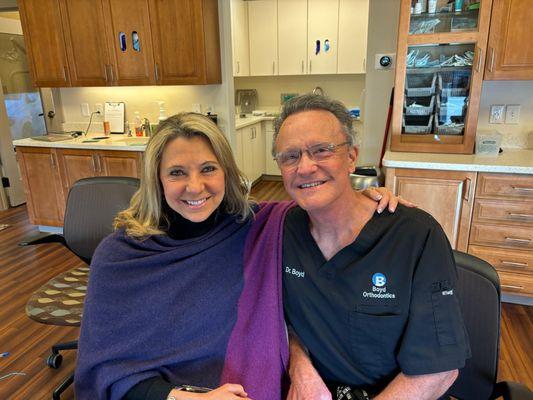 All smiles with Dr. Richard Boyd