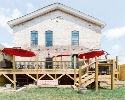 View of our back deck.