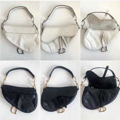 Dior bag was fully repainted from white color to black color nothing is impossible