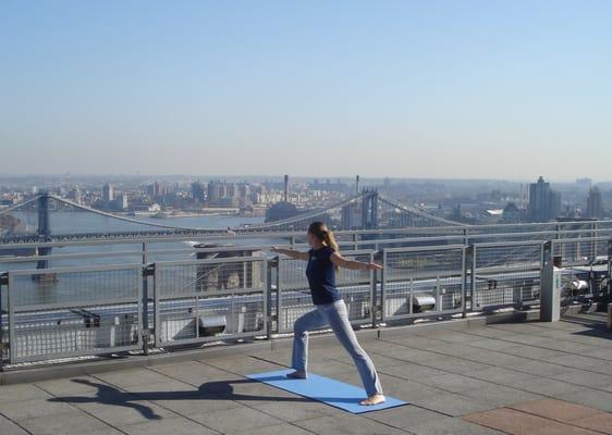 Rooftop Yoga