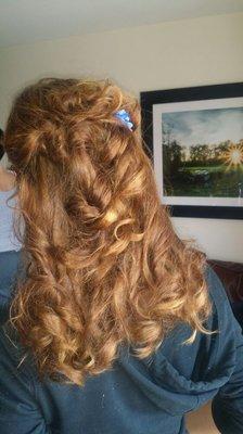 Wisp wedding hair cont..