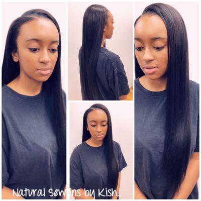 Natural looking sew ins