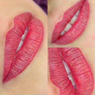 Luxury Lips. Color go down 60% and they will looks mire soften as watermelon color