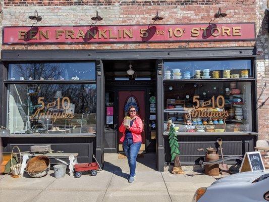 Fun store inside and out.