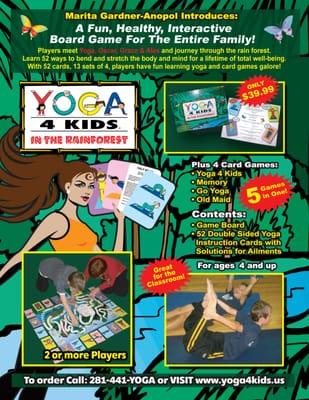 The fun, healthy, interactive board game and cards available for purchase.