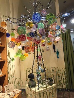 Glass blown ornaments