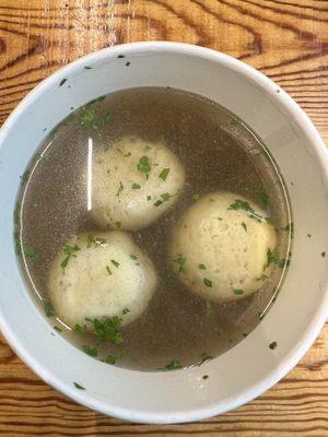 Matzoh ball soup