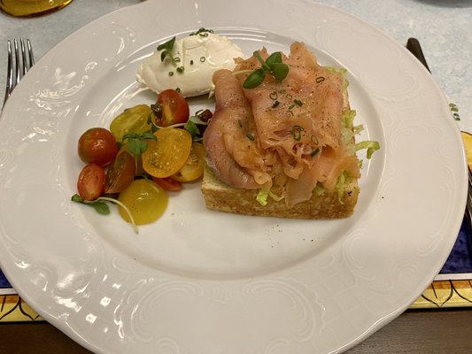 Smoked Salmon brunch item