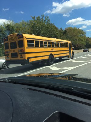 As you can see where we are on the off ramp and how quickly he was past us after tailgating us after trying to run us off the road.