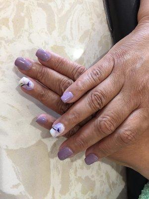 So happy with my nails today! Thanks Elaine at US Nails on Baltimore Pike.