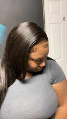 Lace frontal sew in