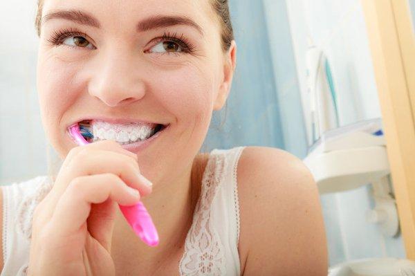 Brushing regularly keeps your smile Awesome.