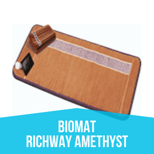 he core of the Richway BioMat technology is a combination of far infrared rays, negative ion and the conductive properties of amethyst chann