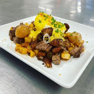 Duck confit hash