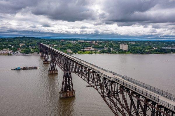 The Walkway over the Hudson- Connecting Poughkeepsie and Highland NY.