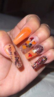 Autumn  nails. Love them. Thank you Tony beautiful job.